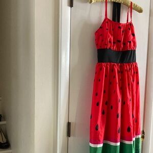 Charming Red and Green LADIES Dress